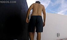 That latina milf broke the dick with her ass at the construction site