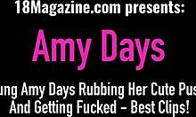 Compilation - Best Of Pervy Princess Amy Days Sucking And Fucking Cock