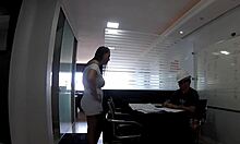 That latina milf broke the dick with her ass at the construction site