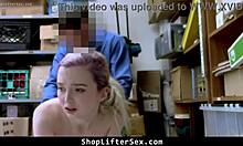 Cop Punishes Teen Shoplifter