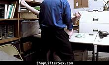 Cop Punishes Teen Shoplifter