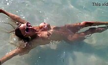 monika fox intensely masturbates and squirts on beach