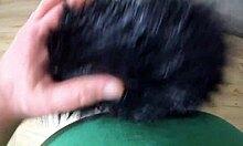 I love sucking and fucking in this fur hood