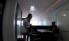 That latina milf broke the dick with her ass at the construction site