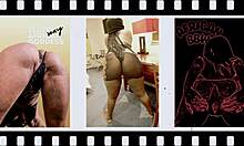 late night doggystyle fucking my black girlfriend's fat ass