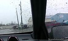Teen Hottie Feels Intense Pleasure In Car