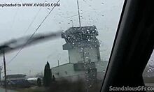 Teen Hottie Feels Intense Pleasure In Car