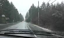 Teen Hottie Feels Intense Pleasure In Car