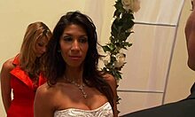 Kayla carrera fucks her man hard on wedding night
