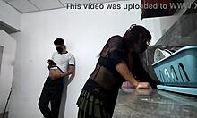 Neighbor Degenerately Masturbates While Staring At Me Intensely