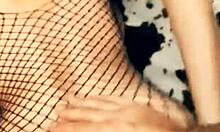 the 40-year-old skinny wife has passionate sex with her husband's brother in their home