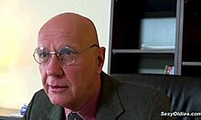 teen seduces old man hugo in office 😏