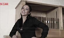 Brunettes Kaia Kane And Hannah Shaw Pose In Lingerie And Thigh-High Stockings