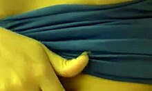 Moaning pleasantly during intimate moment