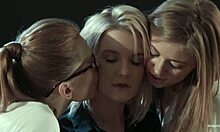 does bree haze teach new lesbian students with dildos?