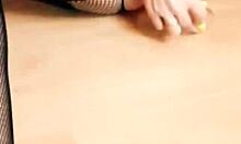 the 40-year-old skinny wife has passionate sex with her husband's brother in their home