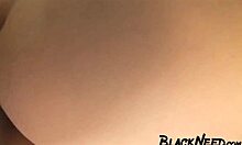 Brunette Amateur Receives Rough Anal Creampie from Big Black Cock