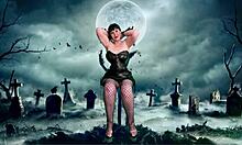 Fingering Rockin Granny Carmen