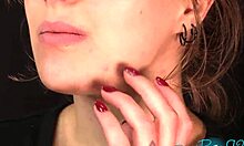 Brunette MILF whispers dirty talk for jerk off instructions 😘