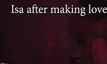 Isa and her friend explore cuckold adventures in this homemade group scene.