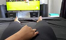 mientras veo el partido de colombia queria divertirme un poco