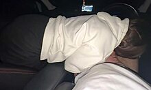 I picked up a whore and fucked her mouth in the car