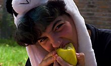 Lara's picnic full vomit barf fetish movie.