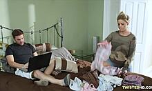 amazingly busty jessa rhodes sets up a trap for the boyfriend