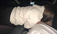 I picked up a whore and fucked her mouth in the car