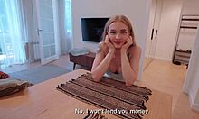 dolly rud works off debt with pussy blowjob and creampie 😈