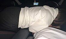 I picked up a whore and fucked her mouth in the car