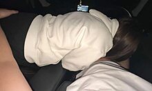 I picked up a whore and fucked her mouth in the car
