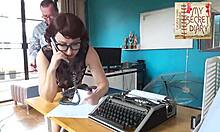 Boss Dominates Secretary With Pussy And Mouth Blowjob In Office