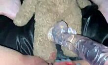 i'm a virgin 18, first time deep masturbation with huge glass dildo, my wet tight pussy in los angeles