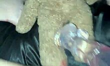 i'm a virgin 18, first time deep masturbation with huge glass dildo, my wet tight pussy in los angeles