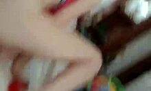 Hot teen brunette caught playing with toys 😏