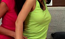 Wild Lesbian Teens Licking Pussies and Moaning