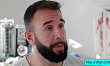 Blondie Teen Masseuse Anna Claire Clouds Prepares Client For Wet Nuru Massage