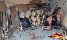 Chubby Woman Visits Brother-In-Law In Abandoned House