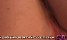 Have you seen this amazing tanned blonde playing with her pierced pussy? It's driving me wild.