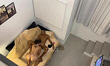 loira gostosa cheats on husband, hidden camera catches her drinking milk