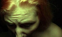 shaved redhead moans loudly as i thrust deep into her