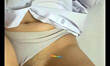 Is this 18-year-old college girl recording her first video with physics teacher?