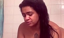 Fresh Face And Bare Ass Fuck Myself In Shower