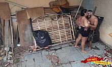 Chubby Woman Visits Brother-In-Law In Abandoned House