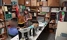 Teen Thief Gets Pussy Fucked By Security Guard For Shoplifting