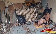 Chubby Woman Visits Brother-In-Law In Abandoned House