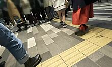 In the park, a couple enjoys a picnic date, but at home, their intimate night turns into a voyeur's creampie marking while they sleep peacefully