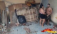 Chubby Woman Visits Brother-In-Law In Abandoned House