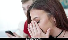 Step Sister Rides Stepbrother's Cock Passionately